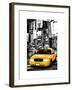 NYC Yellow Taxis / Cabs in Times Square by Night - Manhattan - New York-Philippe Hugonnard-Framed Art Print