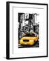 NYC Yellow Taxis / Cabs in Times Square by Night - Manhattan - New York-Philippe Hugonnard-Framed Art Print