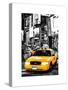 NYC Yellow Taxis / Cabs in Times Square by Night - Manhattan - New York-Philippe Hugonnard-Stretched Canvas