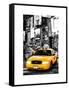 NYC Yellow Taxis / Cabs in Times Square by Night - Manhattan - New York-Philippe Hugonnard-Framed Stretched Canvas