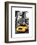 NYC Yellow Taxis / Cabs in Times Square by Night - Manhattan - New York-Philippe Hugonnard-Framed Art Print