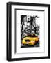 NYC Yellow Taxis / Cabs in Times Square by Night - Manhattan - New York-Philippe Hugonnard-Framed Art Print