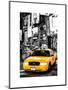 NYC Yellow Taxis / Cabs in Times Square by Night - Manhattan - New York-Philippe Hugonnard-Mounted Art Print