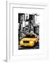 NYC Yellow Taxis / Cabs in Times Square by Night - Manhattan - New York-Philippe Hugonnard-Framed Art Print