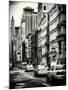 NYC Yellow Taxis / Cabs on Broadway Avenue in Manhattan - New York City - United States-Philippe Hugonnard-Mounted Photographic Print