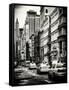 NYC Yellow Taxis / Cabs on Broadway Avenue in Manhattan - New York City - United States-Philippe Hugonnard-Framed Stretched Canvas