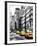 NYC Yellow Taxis / Cabs on Broadway Avenue in Manhattan - New York City - United States-Philippe Hugonnard-Framed Premium Photographic Print