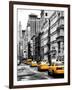 NYC Yellow Taxis / Cabs on Broadway Avenue in Manhattan - New York City - United States-Philippe Hugonnard-Framed Photographic Print