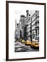 NYC Yellow Taxis / Cabs on Broadway Avenue in Manhattan - New York City - United States-Philippe Hugonnard-Framed Art Print