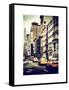 NYC Yellow Taxis / Cabs on Broadway Avenue in Manhattan - New York City - United States-Philippe Hugonnard-Framed Stretched Canvas