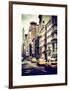 NYC Yellow Taxis / Cabs on Broadway Avenue in Manhattan - New York City - United States-Philippe Hugonnard-Framed Art Print