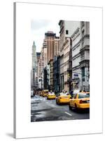 NYC Yellow Taxis / Cabs on Broadway Avenue in Manhattan - New York City - United States-Philippe Hugonnard-Stretched Canvas