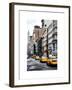 NYC Yellow Taxis / Cabs on Broadway Avenue in Manhattan - New York City - United States-Philippe Hugonnard-Framed Art Print