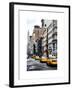 NYC Yellow Taxis / Cabs on Broadway Avenue in Manhattan - New York City - United States-Philippe Hugonnard-Framed Art Print