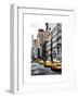 NYC Yellow Taxis / Cabs on Broadway Avenue in Manhattan - New York City - United States-Philippe Hugonnard-Framed Art Print