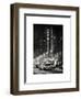 NYC Yellow Taxis in Manhattan under the Snow in front of the Radio City Music Hall-Philippe Hugonnard-Framed Art Print