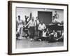 NYCB Choreographer George Balanchine Demonstrating a Step at New York State Theater-Gjon Mili-Framed Premium Photographic Print