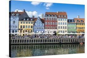 Nyhavn, 17th Century Waterfront, Copenhagen, Denmark, Scandinavia, Europe-Michael Runkel-Stretched Canvas