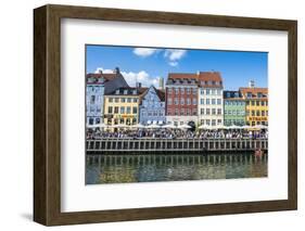 Nyhavn, 17th Century Waterfront, Copenhagen, Denmark, Scandinavia, Europe-Michael Runkel-Framed Photographic Print