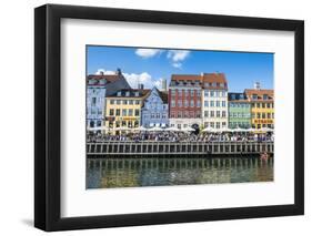 Nyhavn, 17th Century Waterfront, Copenhagen, Denmark, Scandinavia, Europe-Michael Runkel-Framed Photographic Print