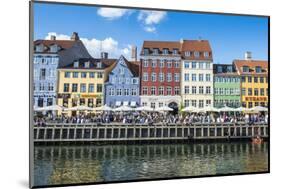 Nyhavn, 17th Century Waterfront, Copenhagen, Denmark, Scandinavia, Europe-Michael Runkel-Mounted Photographic Print