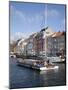 Nyhavn and Riverboat, Copenhagen, Denmark, Scandinavia, Europe-Frank Fell-Mounted Photographic Print