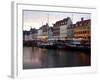 Nyhavn at Dusk, Copenhagen, Denmark, Scandinavia, Europe-Frank Fell-Framed Photographic Print