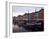 Nyhavn at Dusk, Copenhagen, Denmark, Scandinavia, Europe-Frank Fell-Framed Photographic Print