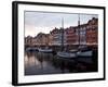 Nyhavn at Dusk, Copenhagen, Denmark, Scandinavia, Europe-Frank Fell-Framed Photographic Print