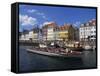 Nyhavn Canal, Copenhagen, Denmark, Scandinavia, Europe-Harris Simon-Framed Stretched Canvas