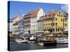 Nyhavn Canal, Copenhagen, Denmark, Scandinavia-Simon Harris-Stretched Canvas