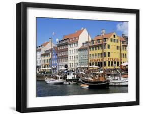 Nyhavn Canal, Copenhagen, Denmark, Scandinavia-Simon Harris-Framed Photographic Print