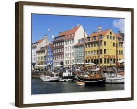 Nyhavn Canal, Copenhagen, Denmark, Scandinavia-Simon Harris-Framed Photographic Print