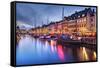 Nyhavn Canal in Copenhagen, Demark.-SeanPavonePhoto-Framed Stretched Canvas