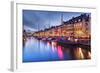 Nyhavn Canal in Copenhagen, Demark.-SeanPavonePhoto-Framed Photographic Print