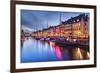 Nyhavn Canal in Copenhagen, Demark.-SeanPavonePhoto-Framed Photographic Print