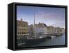 Nyhavn, Copenhagen, Denmark, Scandinavia, Europe-Charles Bowman-Framed Stretched Canvas