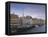 Nyhavn, Copenhagen, Denmark, Scandinavia, Europe-Charles Bowman-Framed Stretched Canvas
