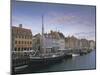 Nyhavn, Copenhagen, Denmark, Scandinavia, Europe-Charles Bowman-Mounted Photographic Print