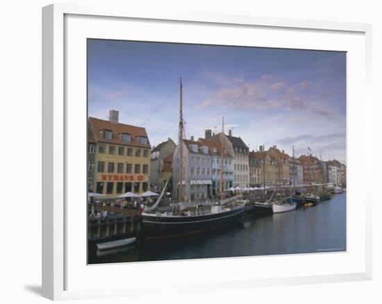 Nyhavn, Copenhagen, Denmark, Scandinavia, Europe-Charles Bowman-Framed Photographic Print