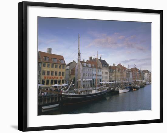 Nyhavn, Copenhagen, Denmark, Scandinavia, Europe-Charles Bowman-Framed Photographic Print