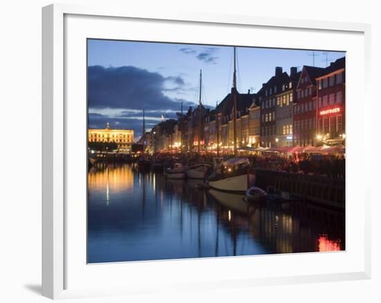 Nyhavn, Copenhagen, Denmark, Scandinavia, Europe-Marco Cristofori-Framed Photographic Print