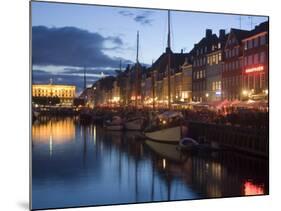 Nyhavn, Copenhagen, Denmark, Scandinavia, Europe-Marco Cristofori-Mounted Photographic Print