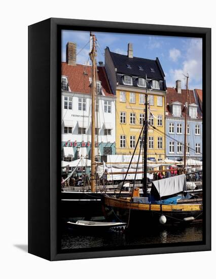 Nyhavn, Copenhagen, Denmark, Scandinavia, Europe-Frank Fell-Framed Stretched Canvas