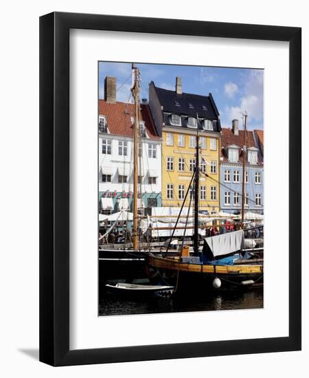 Nyhavn, Copenhagen, Denmark, Scandinavia, Europe-Frank Fell-Framed Photographic Print