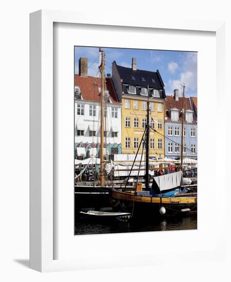 Nyhavn, Copenhagen, Denmark, Scandinavia, Europe-Frank Fell-Framed Photographic Print