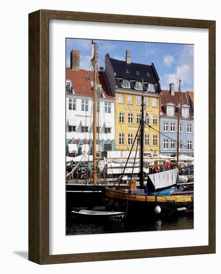 Nyhavn, Copenhagen, Denmark, Scandinavia, Europe-Frank Fell-Framed Photographic Print