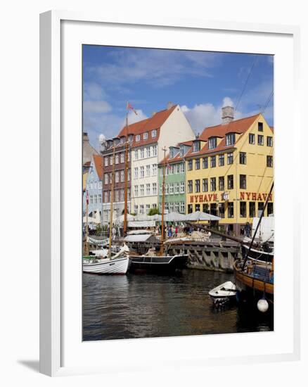 Nyhavn, Copenhagen, Denmark, Scandinavia, Europe-Frank Fell-Framed Photographic Print