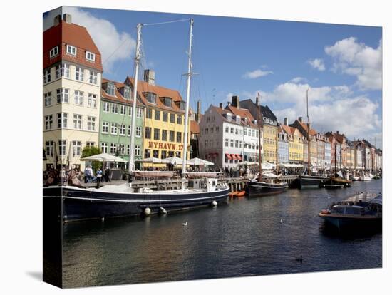 Nyhavn, Copenhagen, Denmark, Scandinavia, Europe-Frank Fell-Stretched Canvas