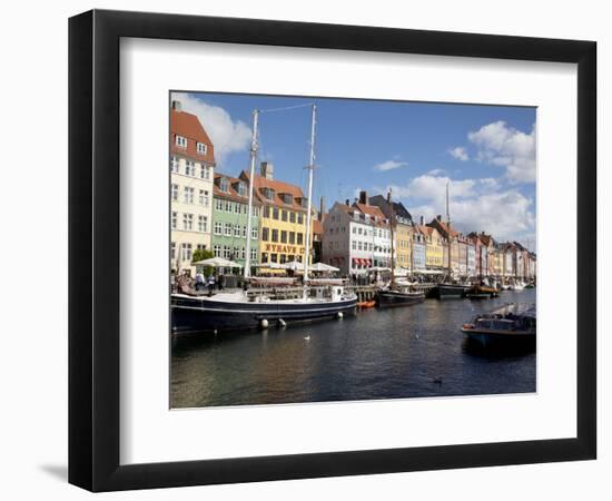 Nyhavn, Copenhagen, Denmark, Scandinavia, Europe-Frank Fell-Framed Photographic Print